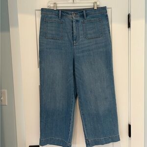 Talbots Women’s high waist  wide crop Jeans